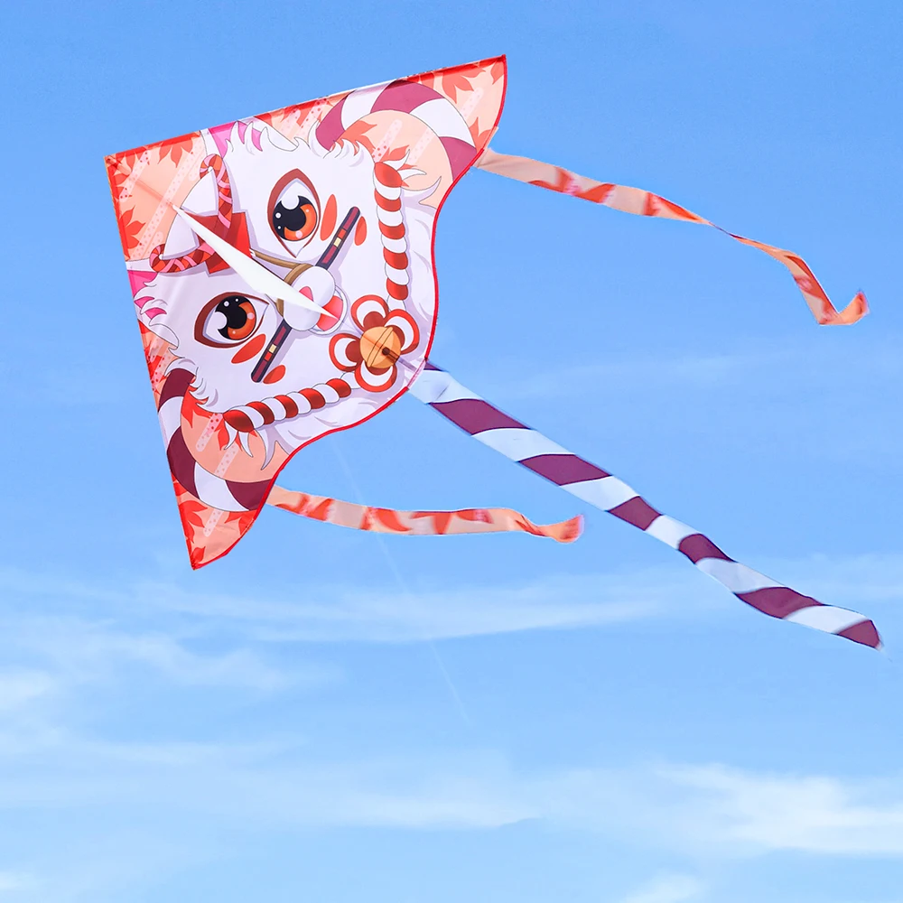 Fox Kite New Design Model Polyester Kite Fiberglass Frame Flexible and Durable Easy to Fly China OEM Customized Pantone Color