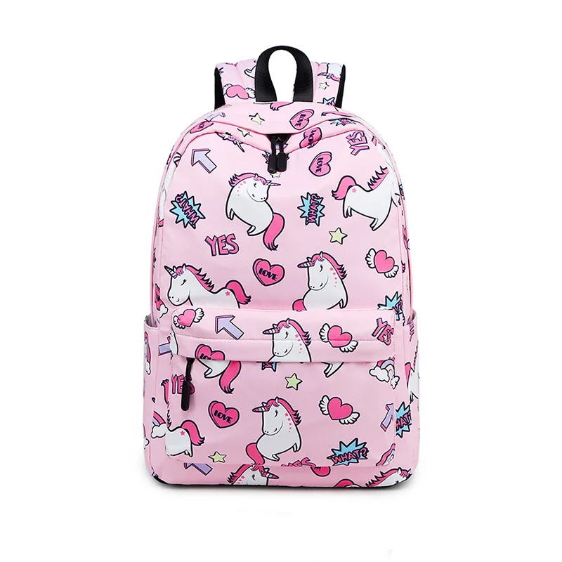 In stock RTS unicorn backpack kawaii comfortable student waterproof bag pack for girls