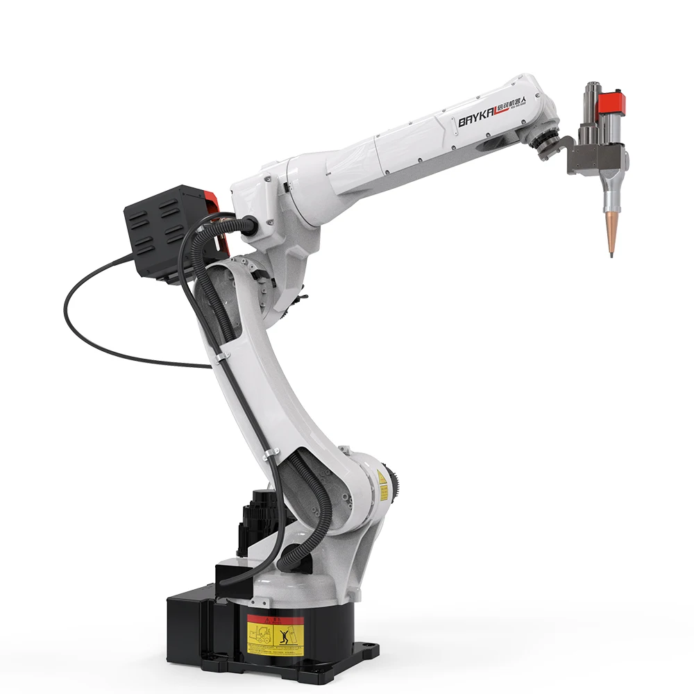 Spot Power Source Crawler Without Guide Rail. Automatic 6 Axis Best Arm Price Robotic Laser Welding Robot