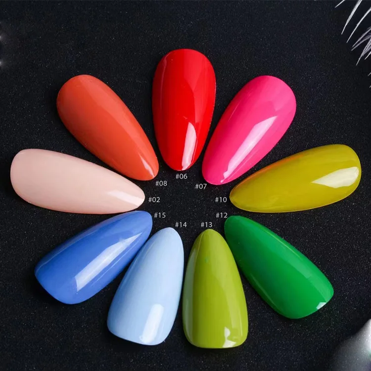 Spring &Summer Popular Colors UV Gel Soak Off LED Nail Gel Polish High Pigment Nail Trend Gel Varnish Wholesale