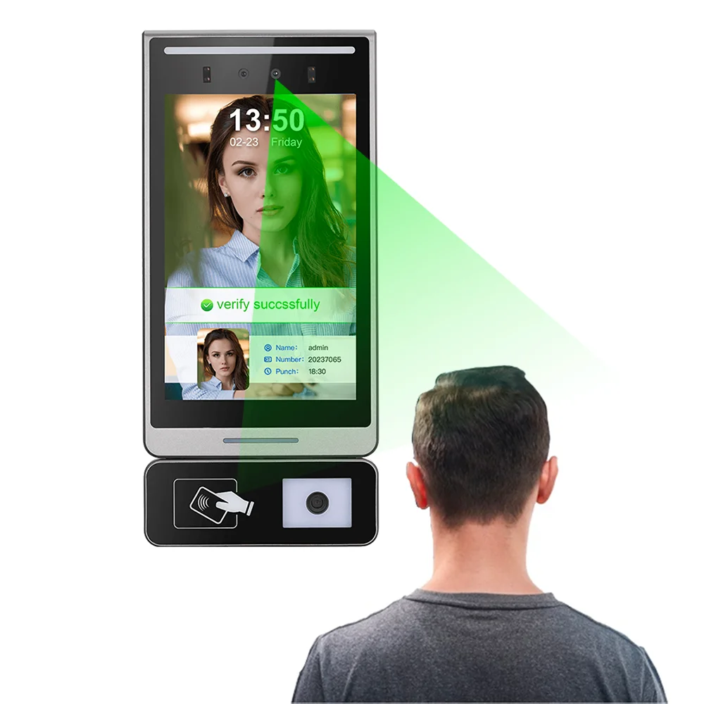 Biomatric Attendance Terminal WiFi Access Control System employee time attendance face recognition Equipment supplier
