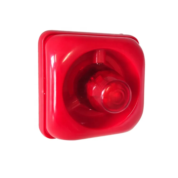 Classic design strobe siren light wired strobe sounder for fire alarm system