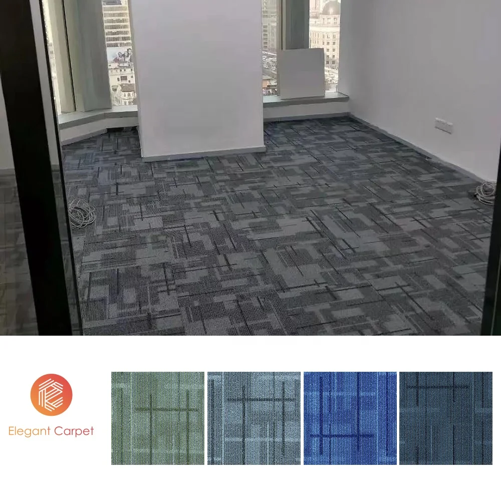 china manufacturer pattern bitumen backed removable heavy polypropylene commercial carpet tile