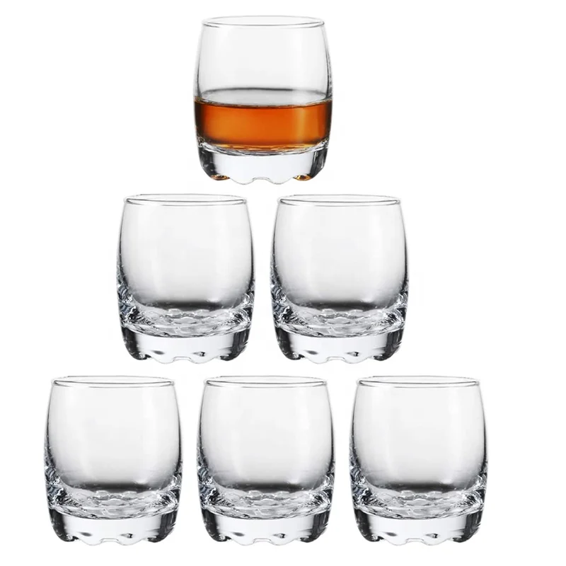 2.8oz Heavy Base Shot Glass,Wholesale Clear Shot Glasses Glass Cup Tequila Whiskey Glasses