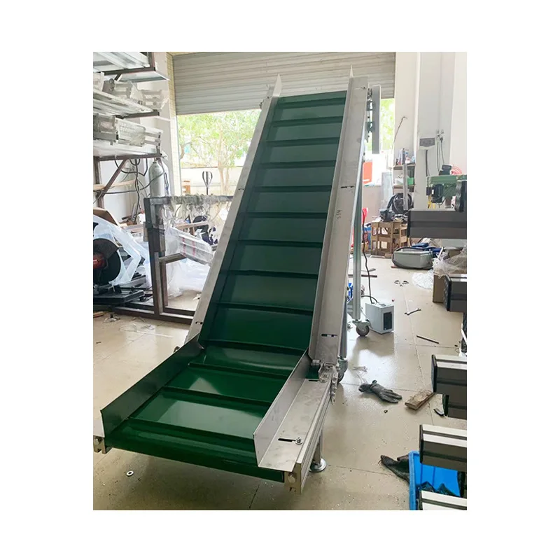 Apron Conveyor Material Climbing Lift Elevator Line Belt Loading and Unloading Equipment