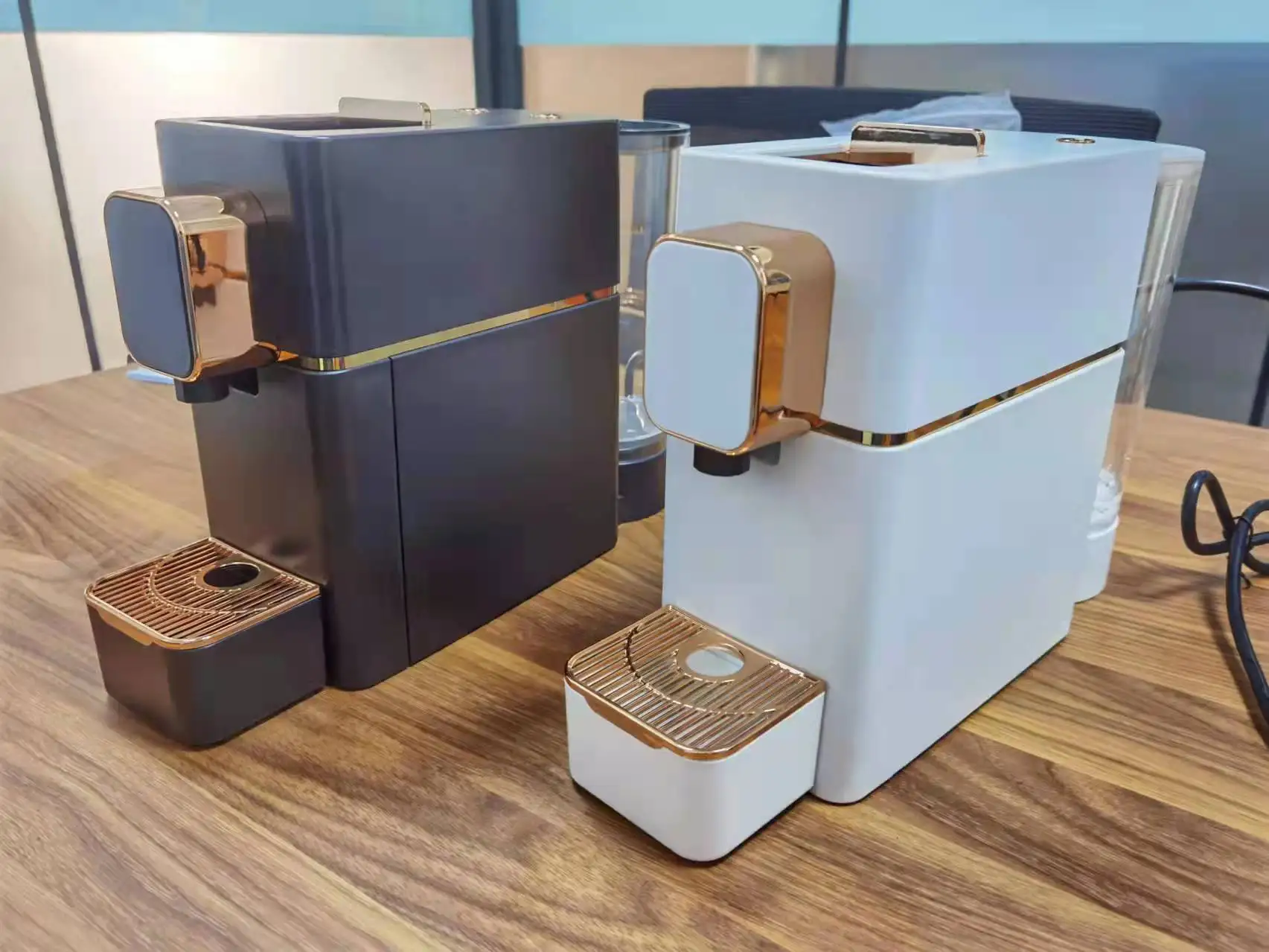 small convenient 19bar coffee capsule machine for home business compatible his brand capsules coffee machine