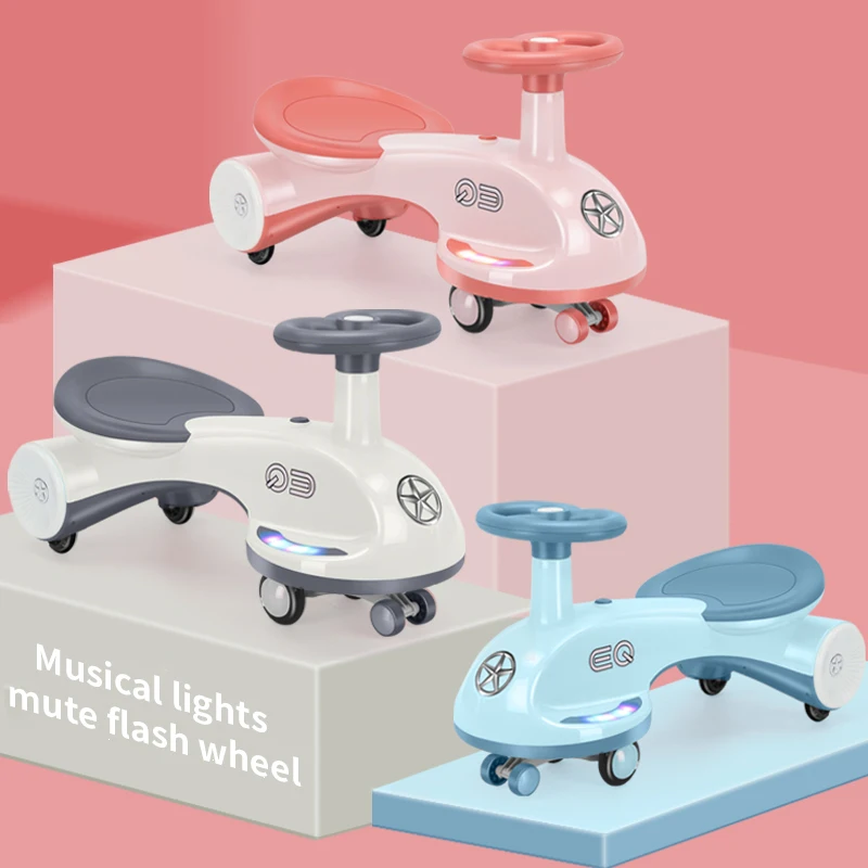 Baby Cheap Swing Car Ride On Car Twist Swing Car Upgrade Slide For Baby Tricycle For Kid