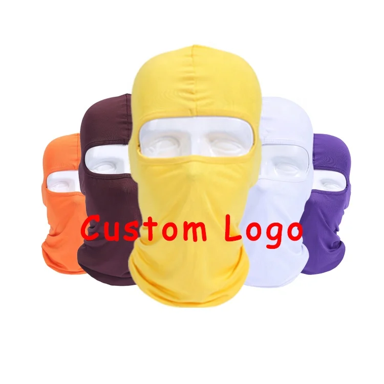 Качественная полиэфирная маска для лица с логотипом на заказ Ультрас Балаклавы черепом