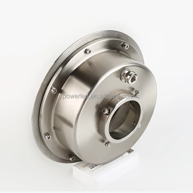 Stainless Steel Donut Nozzle Fountain Light DMX RGB 9x3w LED Underwater Fountain Jet Ring Light