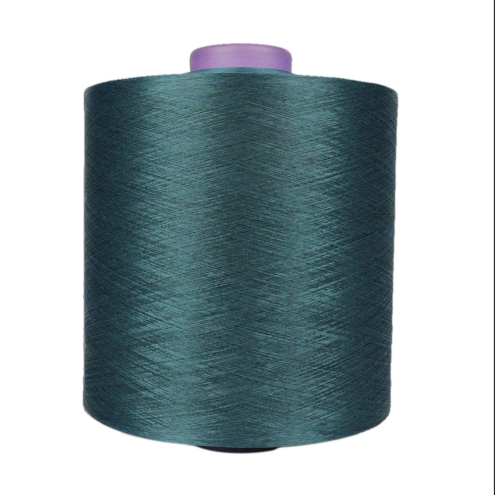 
Buy dyed polyester yarn 150d 48f polyester yarn arm knitting blended yarn 