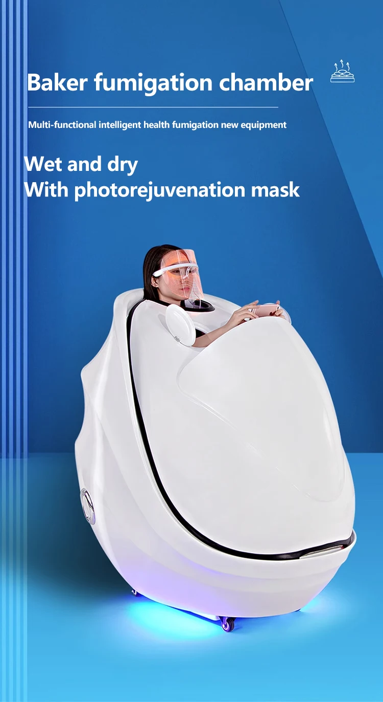 Multifunctional Ozone Slimming Spa Capsule Sauna Spa Capsule With Colored Light Therapy For Infrared Ozone Therapy Machine