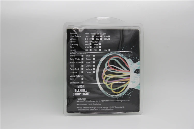 neon led light tape strip