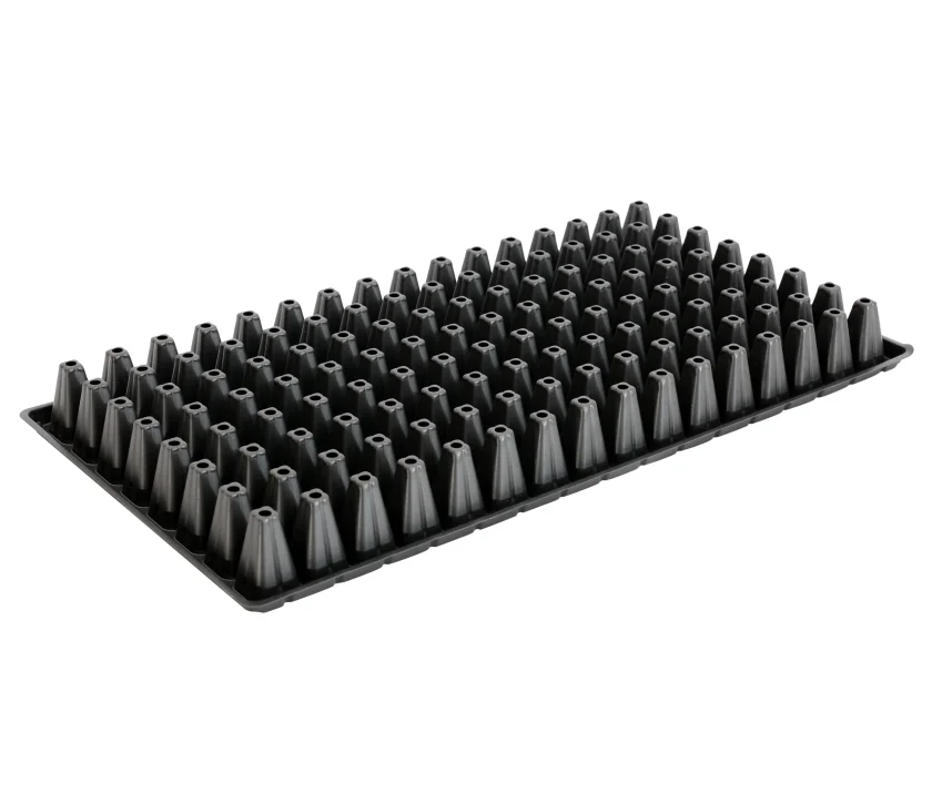 Пластиковый лоток для размножения растений, теплиц, овощей, 128 ячеек