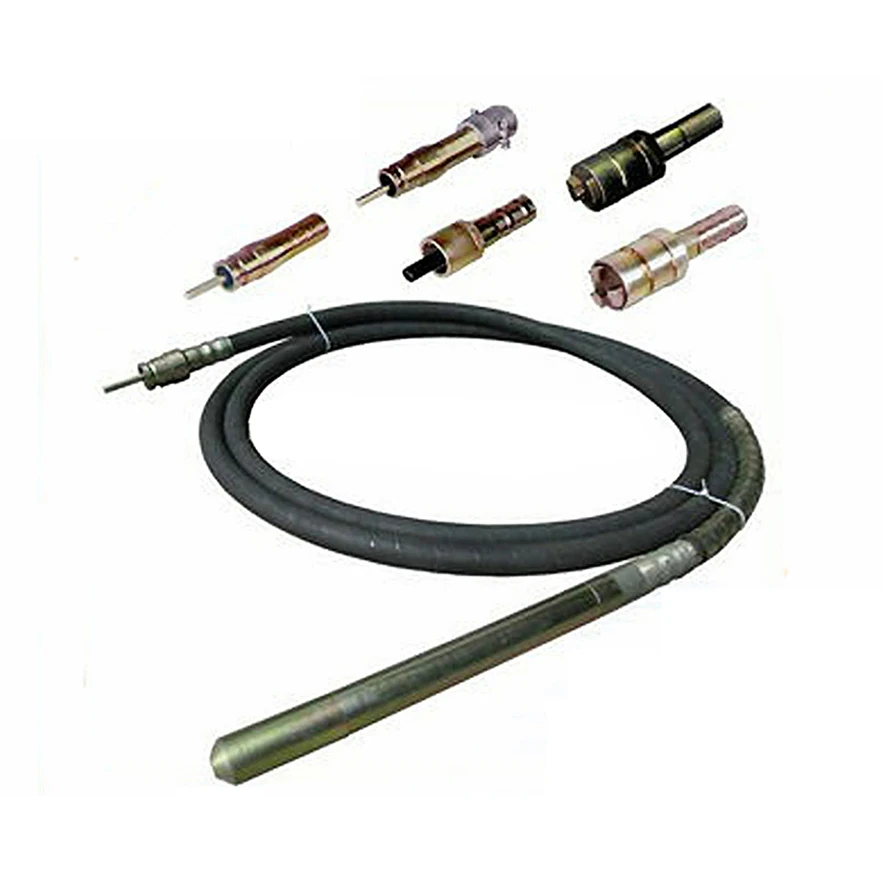 6m insertion type vibrator vibration stick Poker price sale internal Concrete shaft concrete vibrator hose accessories 6m