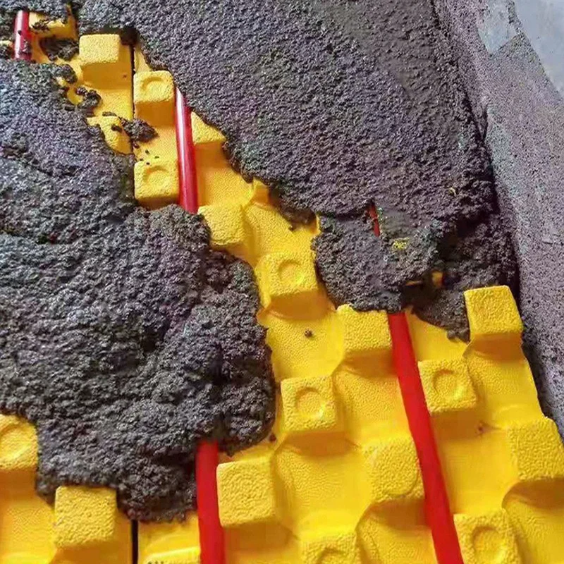 Eps Floor Heating Module Hydronic Radiant Castellated  Panel Underfloor Heating Foam Board For 16mm Pipe