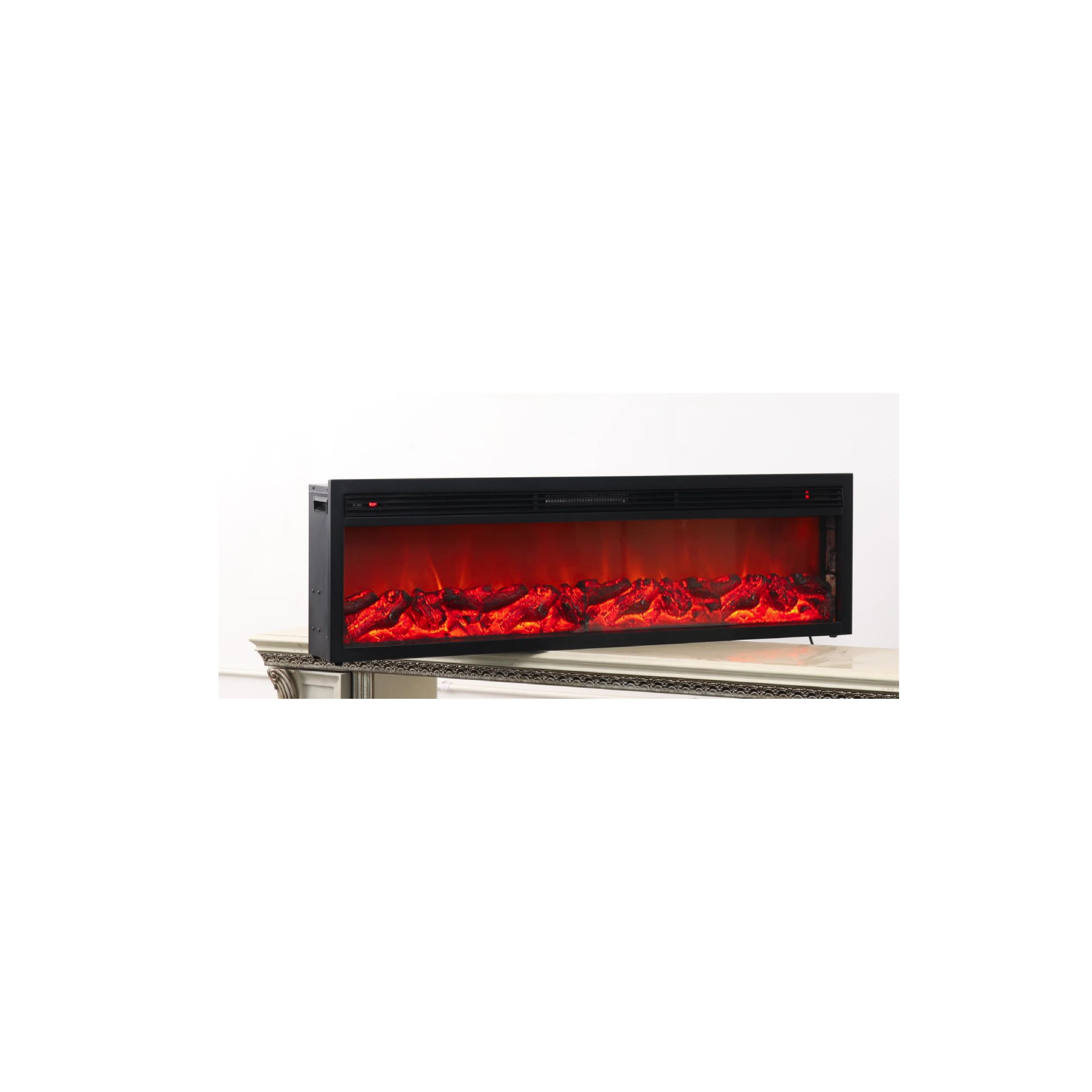 Fireplace foyer vapeur Flame Glass Door Luxury Water Vapor Vapor Fire Cast Iron  Gas Burner Bioethanol Fireplaces Burner Round