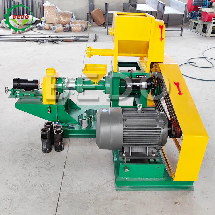 Factory Wholesale Floating Fish Feed Mill Pellet Extruder Machine Small Floating Fish Feed Machine for Making Fish Feed