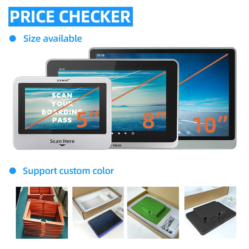 POS Price Machine Barcode Scanner Android Terminal for Retail Store Product Code Scanning ER200