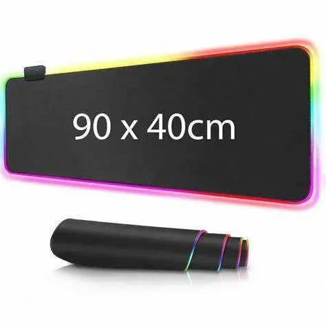 Wholesale hot large personalize rgb mouse pad dropshipping rgb gaming mouse pad custom logo mice mat