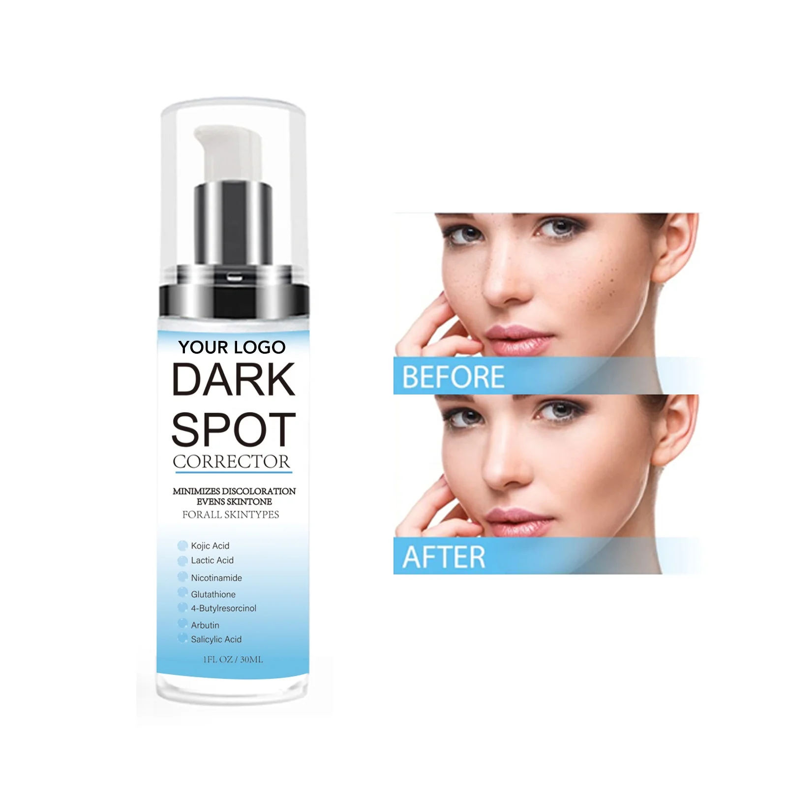 Face care serum skin care whitening face serum anti aging dark spot correcting serum