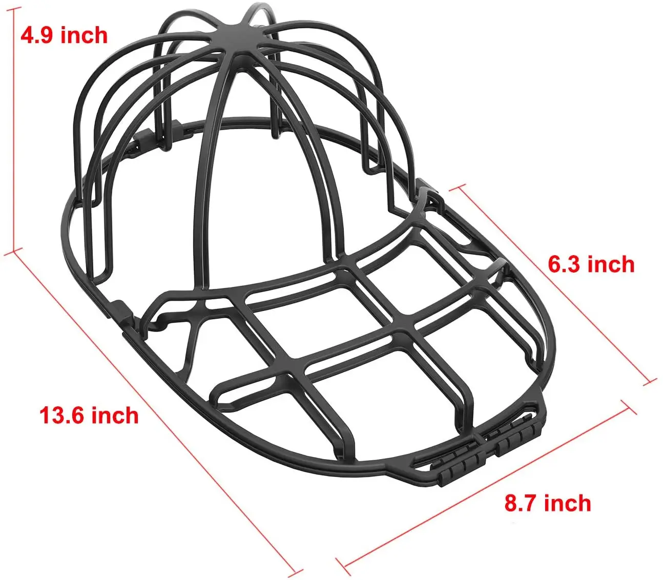 Durable Plastic Hat Cleaning Washing Protector Cage Holder Frame Baseball Hat Cap Cleaner Washer Fit for Adult Kid Hat Washing