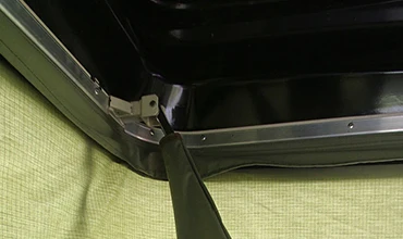 Waterproof Army Green Roof Top Tent Oxford Canvas Hard Cover Roof Top Tent For Camping