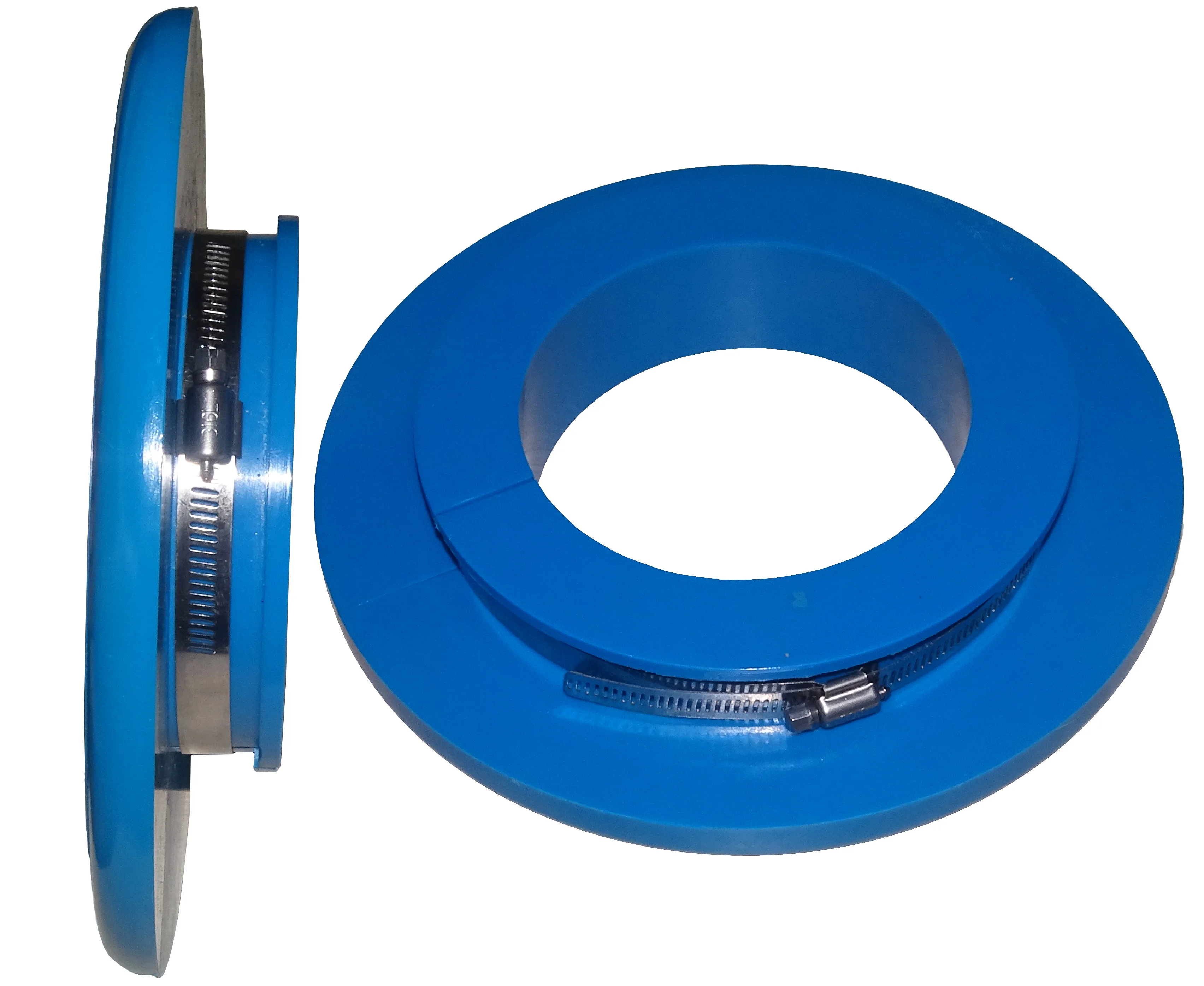 Poly Urethane MTD Conveyor Belt Tracking Disc Polyurethane Disc Tracker With Steel Clamp