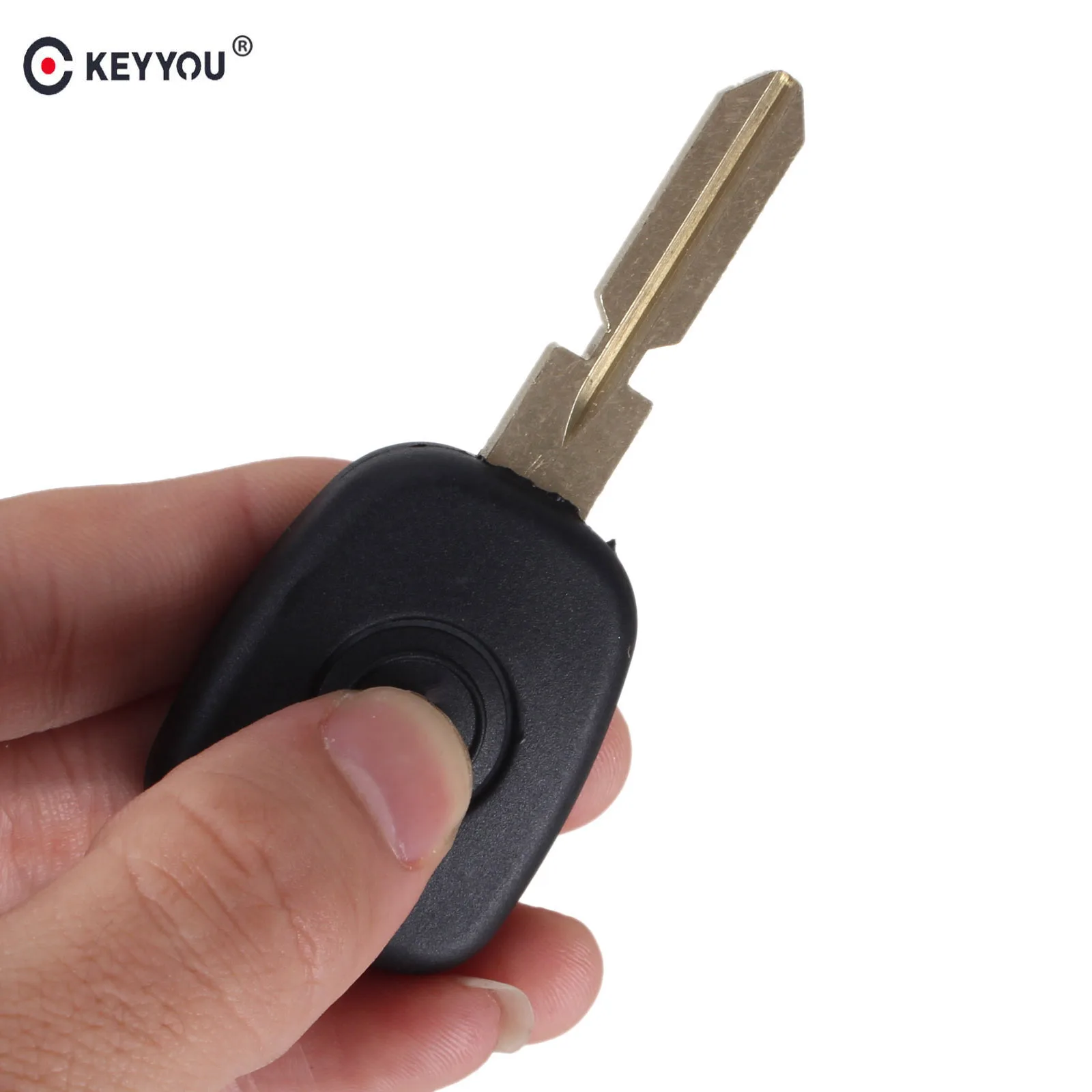 KEYYOU Car Key Cover Replacement Case Auto Transponder Key Shell With HU39 Key Blade For Mercedes Benz