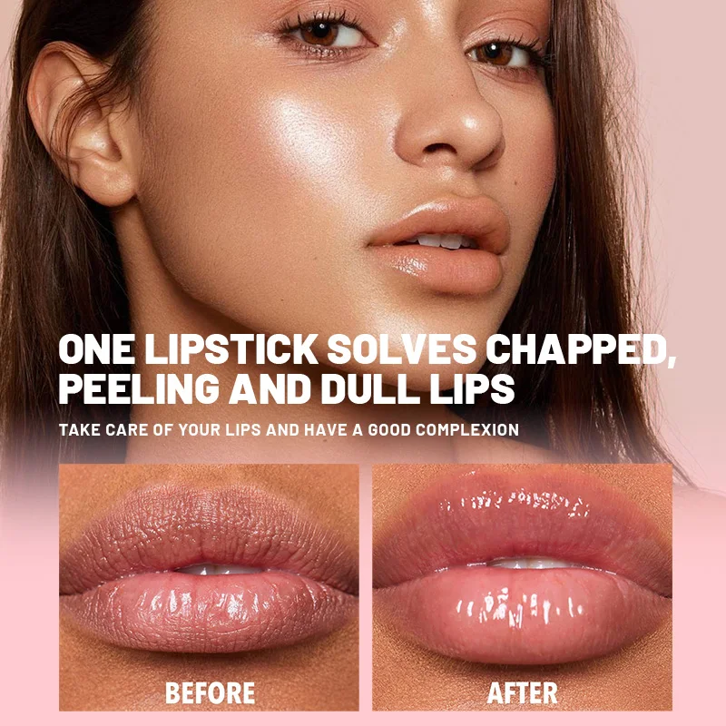 Pudaier Makeup Lip Primer Marbleized Lip Balm Hydrating Nourishing Organic Vegan Cruelty Free Tinted Lip Balm Private Label