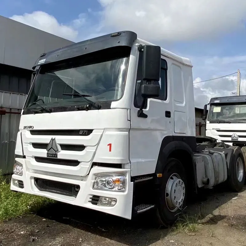 Used Diesel Truck Head Sinotruk Howo 6x4 Prime Mover Tractors Truck Cheap Price Secondhand 40Ton Trailers Trucks For Africa