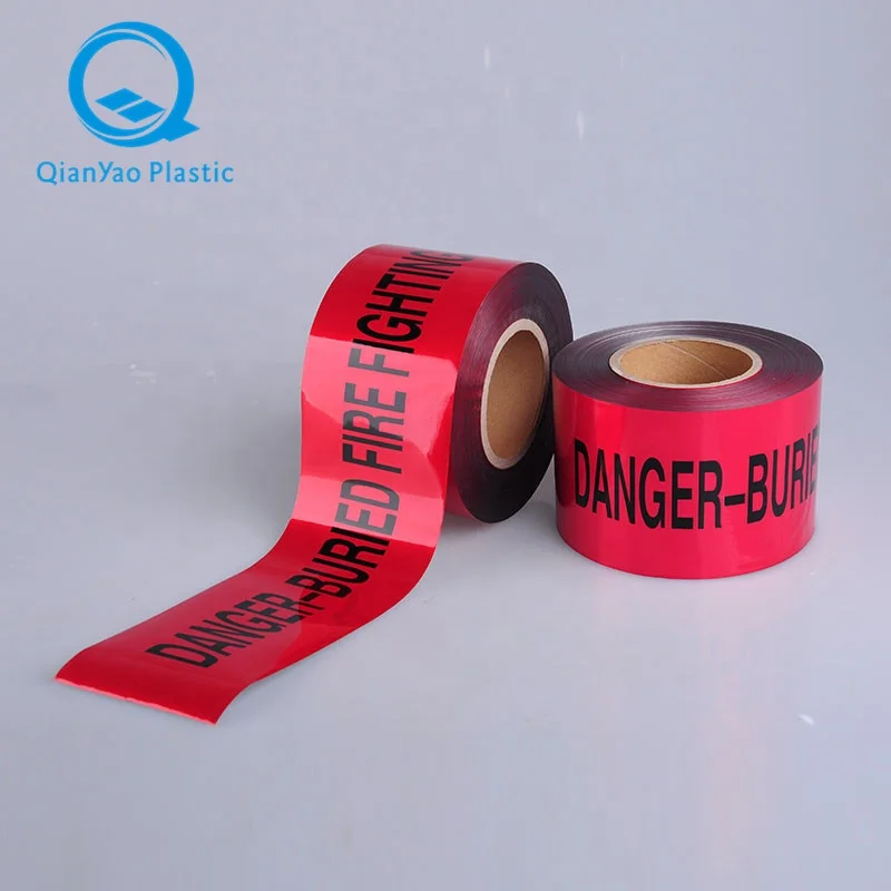 Hot Sale Factory Direct Sales Printed Detectable Underground Warning Tape Custom Alluminium Tape For Optical Cable