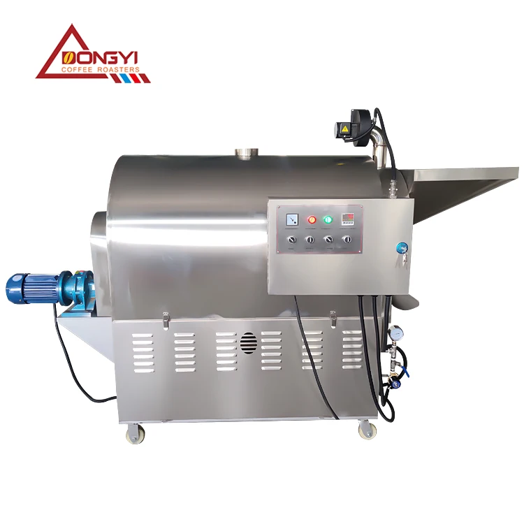 30kg 50KG 100KG commercial  306 stainless steel Peanuts Melon seeds soybeans roasting machine electric/gas heating