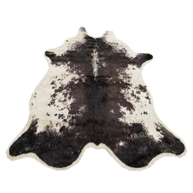 Home Decoration Sofa Living Room Acrylic Polyester Plush Animal Leather Faux Fur Area Rug Carpet