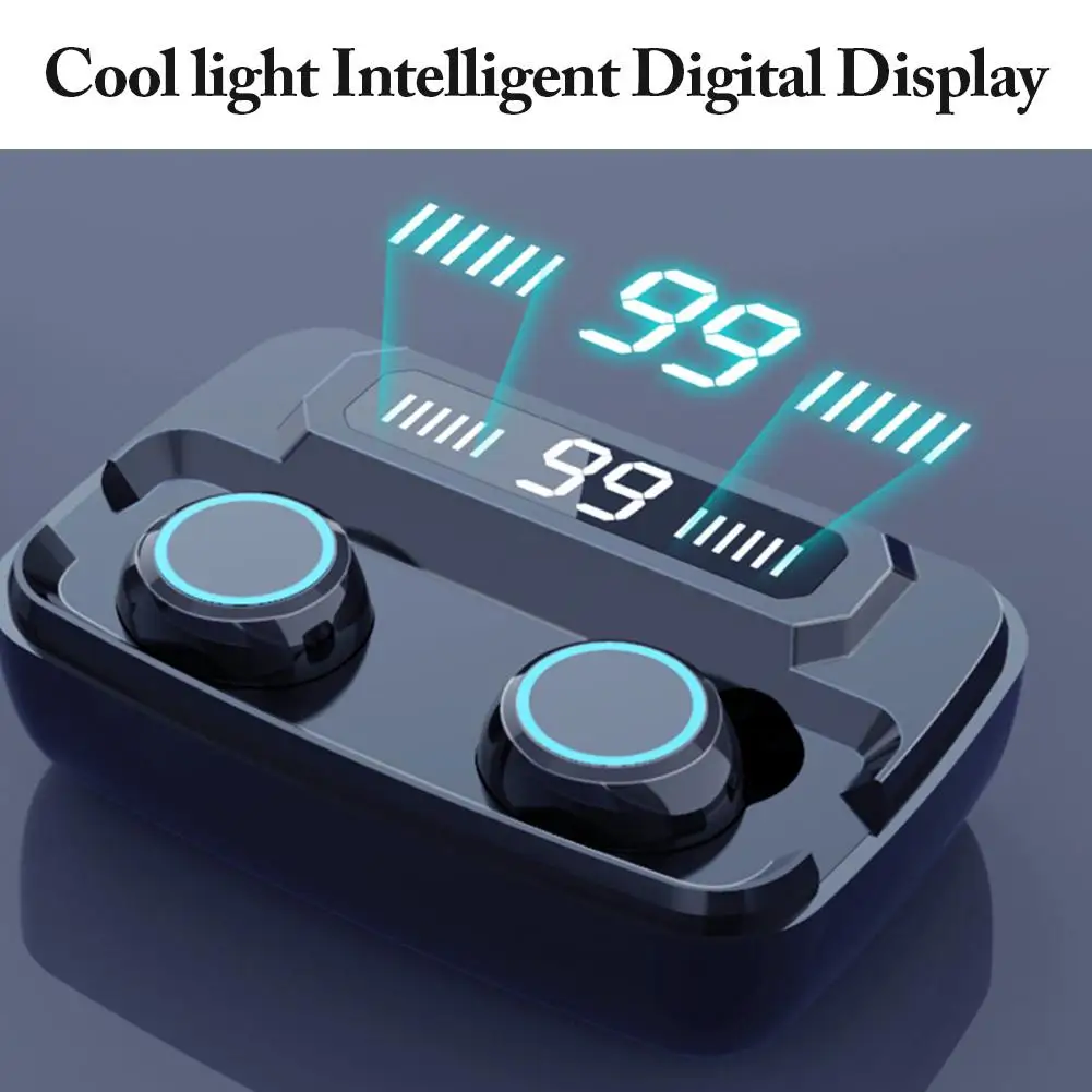 Новое поступление беспроводные наушники M11 TWS BT 5 0 наушники-вкладыши HiFi IPX7 Водонепроницаемая гарнитура для