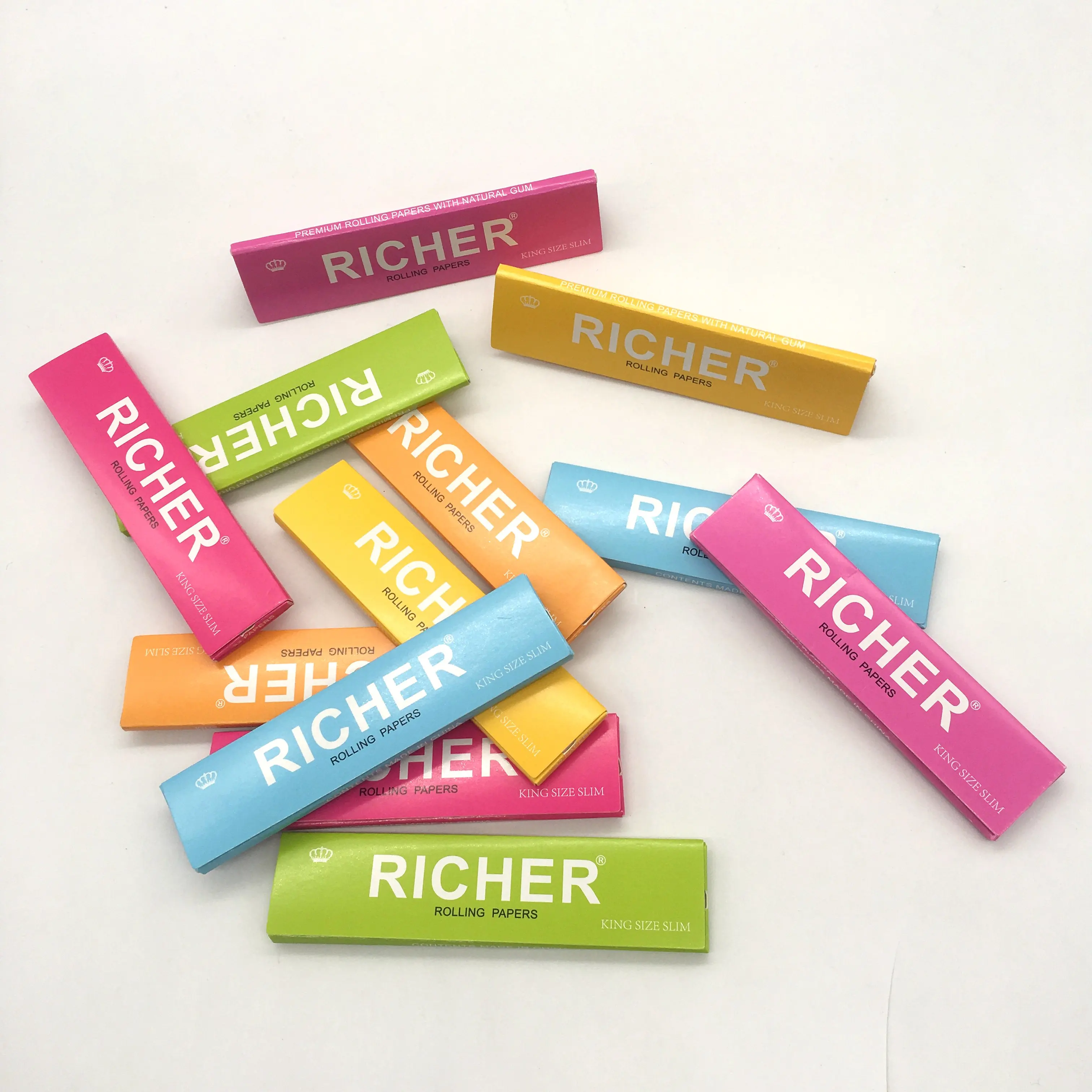 Custom printing pattern/watermark paper hemp cigarette smoking rolling  paper