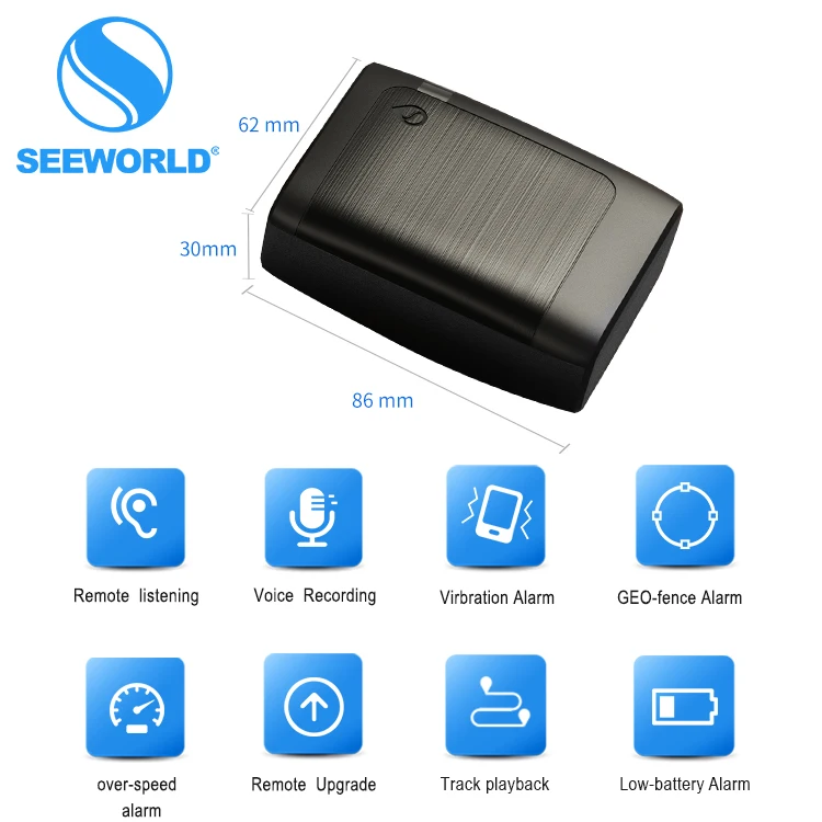 Spy Easy Hidden GPS Tracking Device Wireless Anti-Theft Free APP Sim Card Tracker For Car