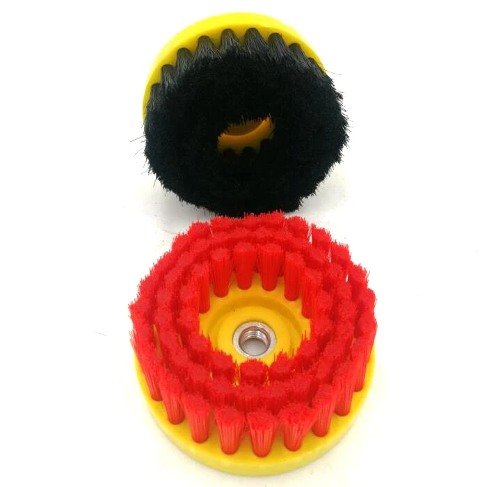 Hot Selling Black Bristle 150mm OD Electric Power Floor Carpet Cleaning Brush