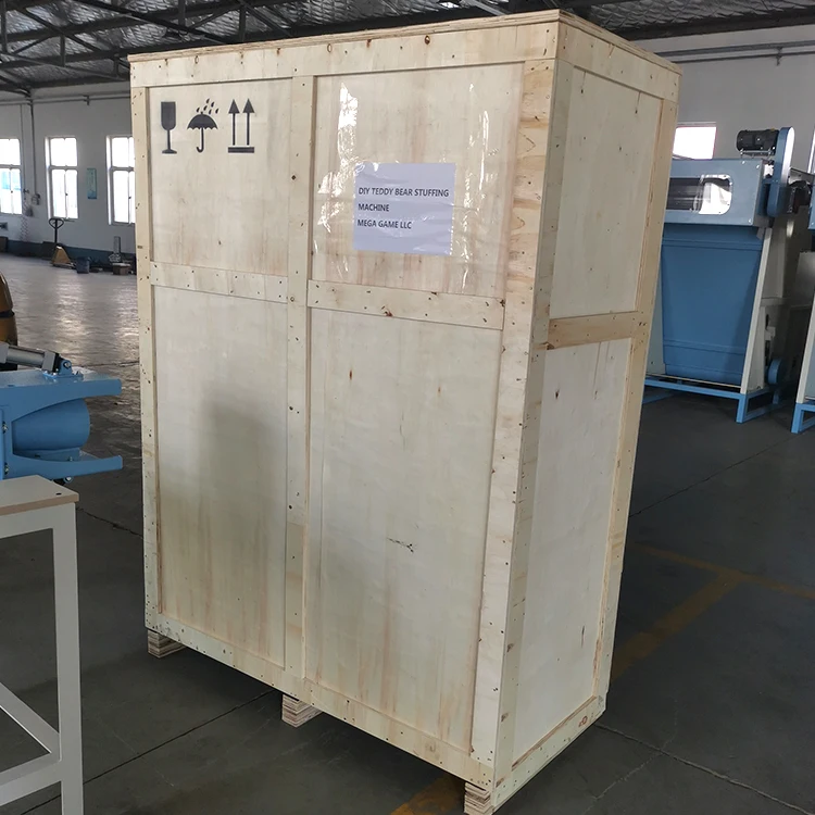 Highest cost-effective pillow cotton filling/cushion fiber filling machine/teddy bear Plush Soft toy stuffing making machine