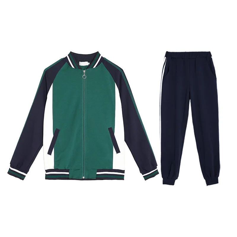 Custom School uniform set middle preppy high school sportswear Add Logo