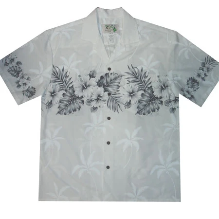 Мужская Летняя Пляжная гавайская рубашка с принтом на заказ