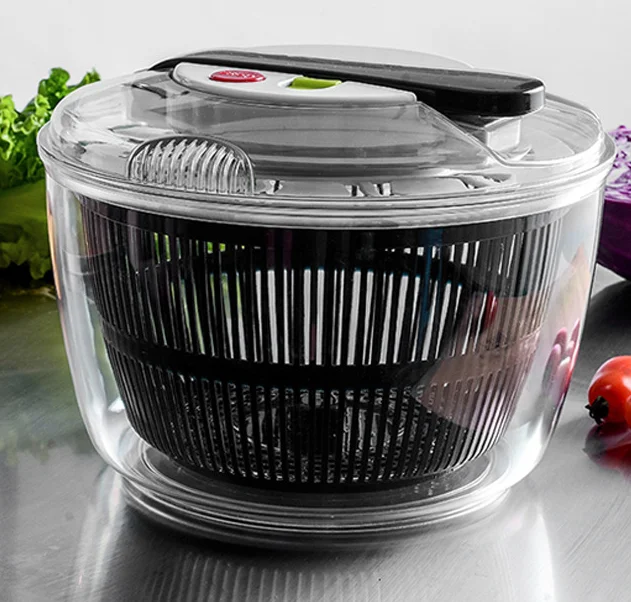 Good Grips Little Salad & Herb Spinner Small Quick and Easy Multi-Use Lettuce Spinner Large Salad Spinner with Drain