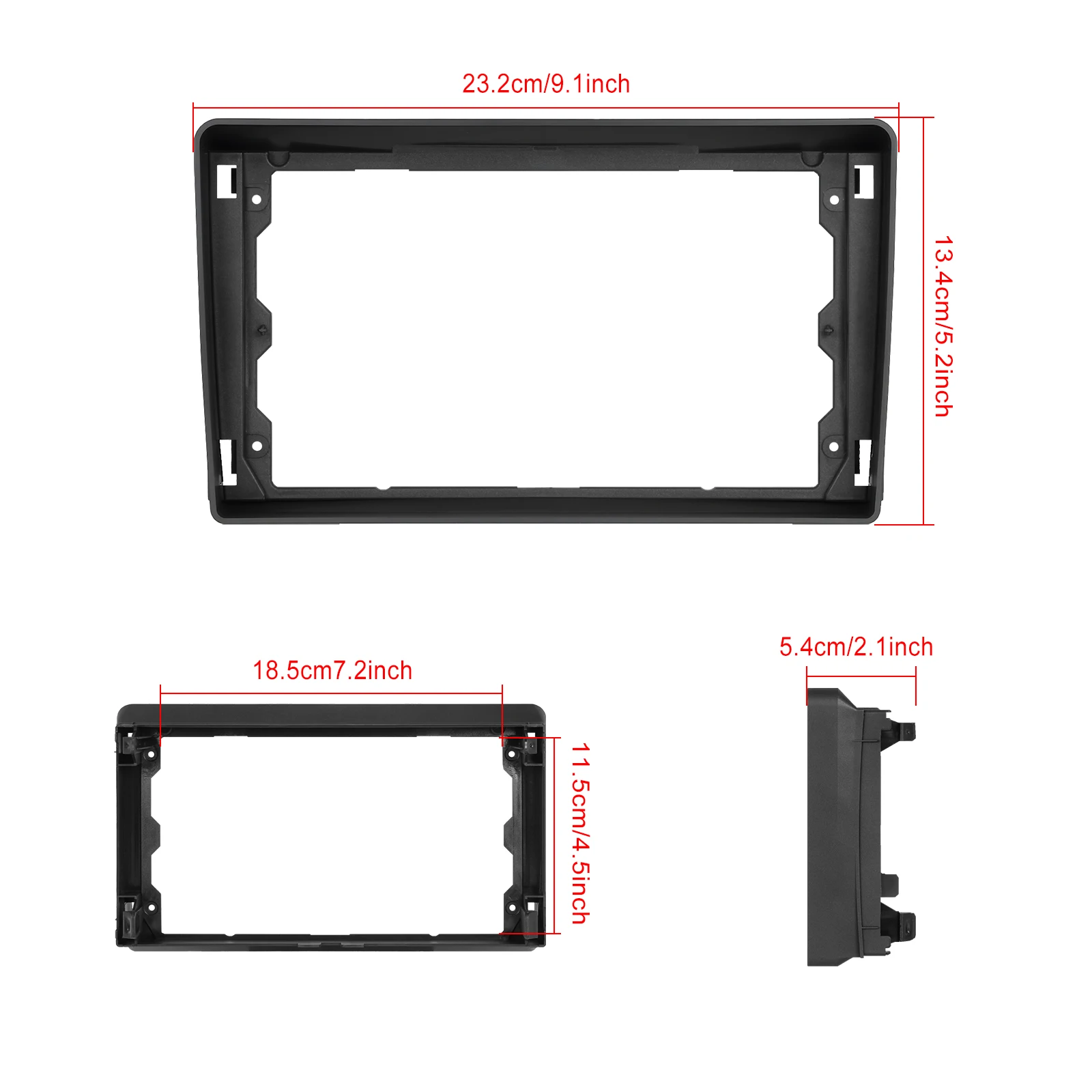 Автомагнитола Podofo Android 4 + 64G 9 дюймов беспроводная автомагнитола 2009-2016/ Ford Focus 2005-2008