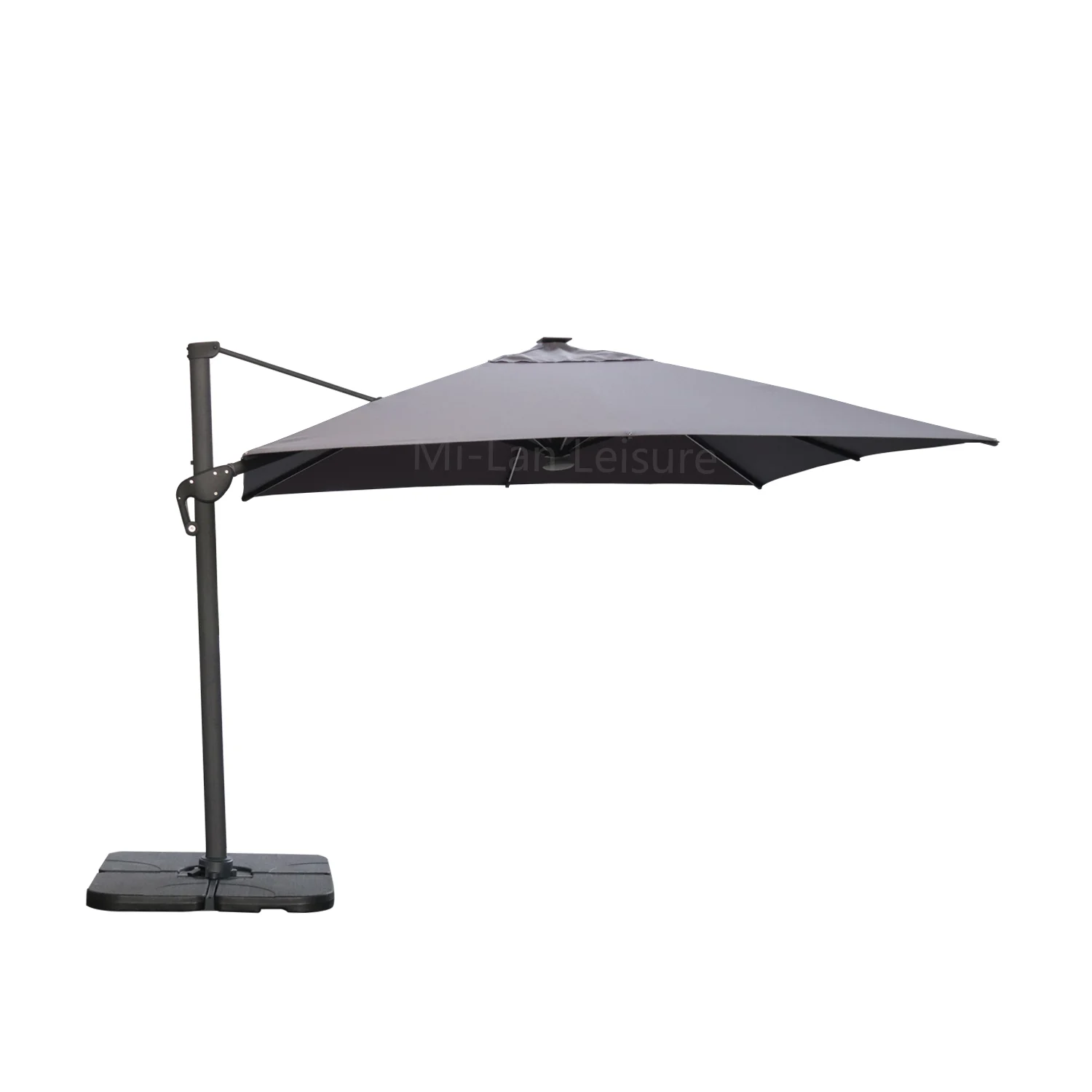 Waterproof Large Square Solar Light Led Parasol Patio Umbrella hanging Roma Umbrella 3x3M Outdoor Outdoor Furniture Customized
