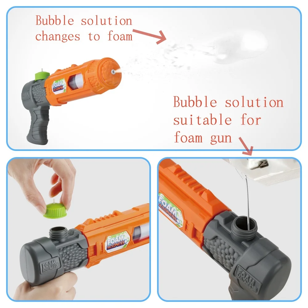 Wholesale Creative High Concentrate Liquid Bubble Solution For All Bubble Water Foam Guns Outdoor Plastic Toy For Boys And Girls