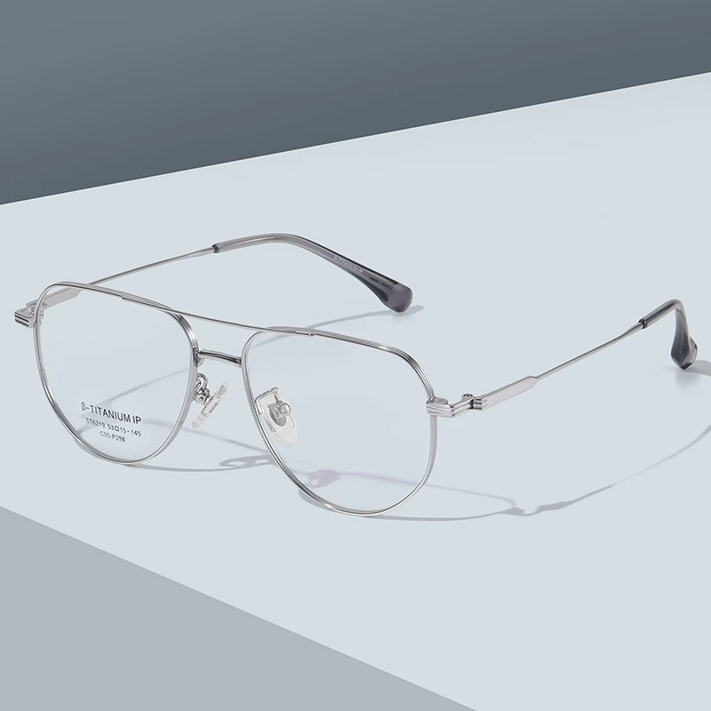 Buy retro glasses ultra-light design latest optical glasses frames pure titanium high quality blue light blocking glasses