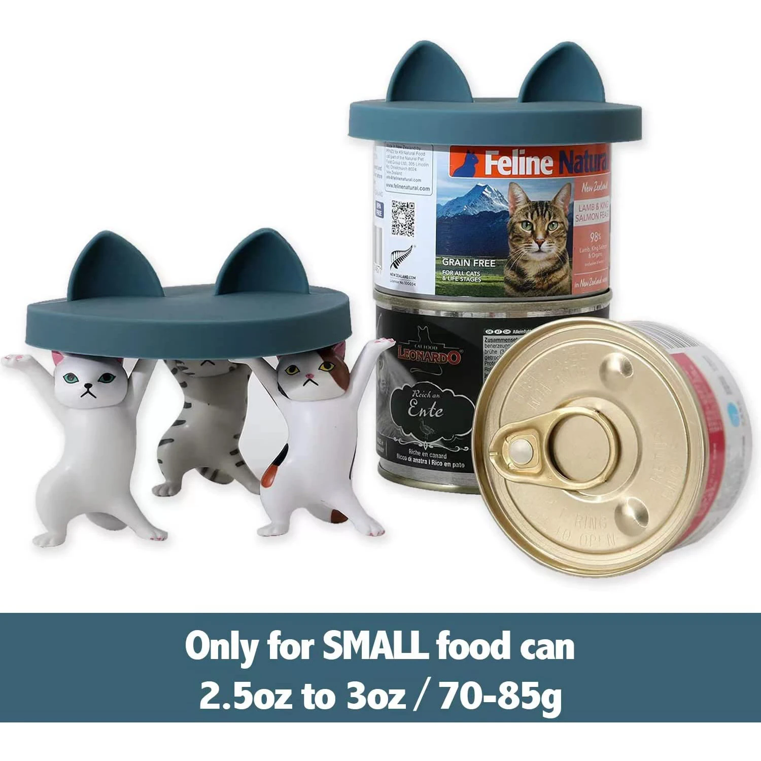 Dog Food Can Lids 12, 13, 22oz etc Universal Size BPA Free Silicone Covers for Cat and Pet Food