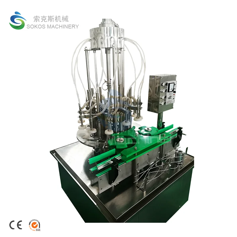 Small Aluminum Beverage Cans Soda Pop Bottling Filling and Seaming Machine