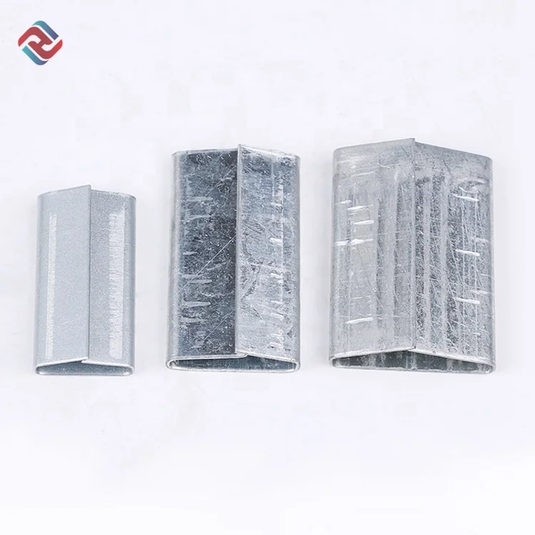 Galvanized PP  PET Band Strapping Buckles Packing Seals Metal Clip For Strapping Band