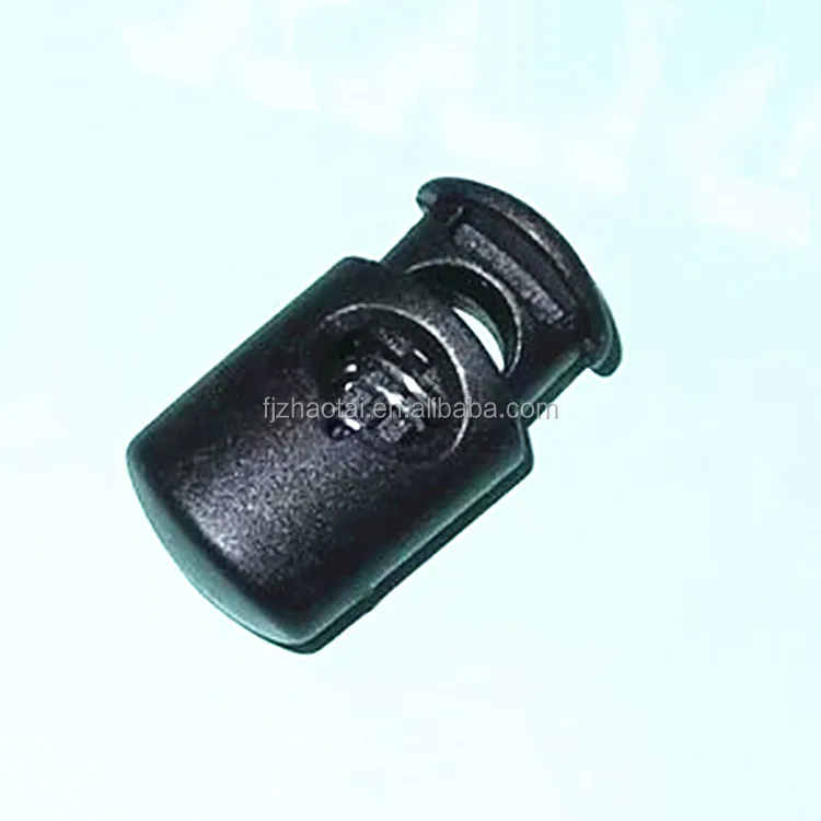 wholesale cord lock stopper elastic ropes cord lock plastic cord rope lock double5mm 7mm  10mm holes stopper