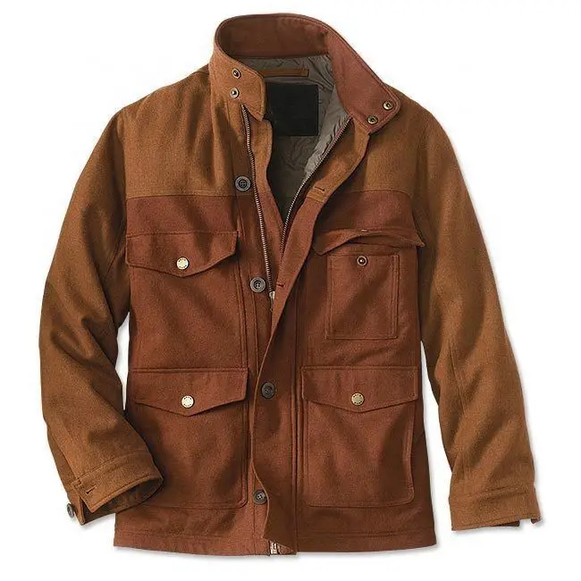 Cotton Heavy Duty Work Wear Jackets With Reflective Tapes High Visibility Safety Work Uniforms With Multi Pockets